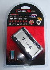 USB2.0 7 Ports HUB w/Power Adapter