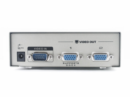 2-Port VGA/Video Splitter 350 Mhz video bandwidth