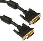 DVI 24+1 Plug to DVI 24+1 Plug Cable   2M/6ft