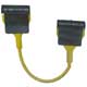 Floppy Round Cable w/PVC Boots (Yellow) 18"
