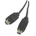 IEEE 1394 Firewire Cable 4P/M to 4P/M   1M/3FT