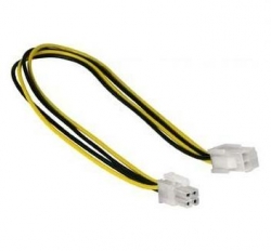 4 Pin ATX Power Extension Cord, Male to Female, 20cm