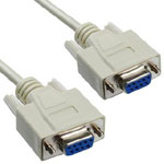 DB 9 Female To DB 9 Female Serial Cable   5M/15FT