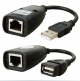 USB EXTENDER, Extends USB Cable Over RJ45 CAT5E CAT6 Cable Up To 150FT