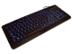 W-9868 Multimedia LED Luminescent USB Keyboard, Black
