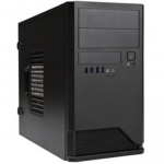 In-Win Case EM048.CH350TB3 microATX Mini Tower Black 350W 2/1/(3)Bays USB HD Audio Retail