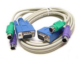 KVM 3-in-1 Cable HD15M/M+MD6M*2 M/M  20M