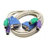 KVM 3-in-1 Cable HD15M/M+MD6M*2 M/M   5M
