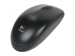 Logitech Optical USB Mouse B100 (910-001439) Black 3 Buttons 1 x Wheel USB Wired Optical 800 dpi Mouse - OEM