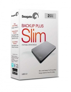 Seagate BACKUP PLUS STDR2000101 2TB 2.5inch USB 3.0 External Slim Portable Drive Retail