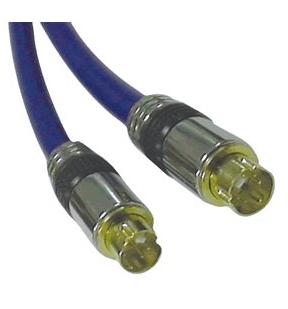 SVIDEO Glod Plug High Quality Cable Mini Din 4P to Mini Din 4P  15M/50FT