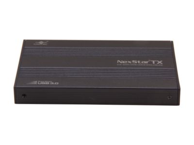 VANTEC NexStar TX NST-210S3-BK Aluminum 2.5" Black USB 3.0 External Enclosure